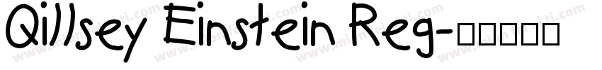 Qillsey Einstein Reg字体转换